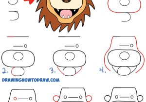 Lion Drawing Easy Step By Step at PaintingValley.com | Explore ...