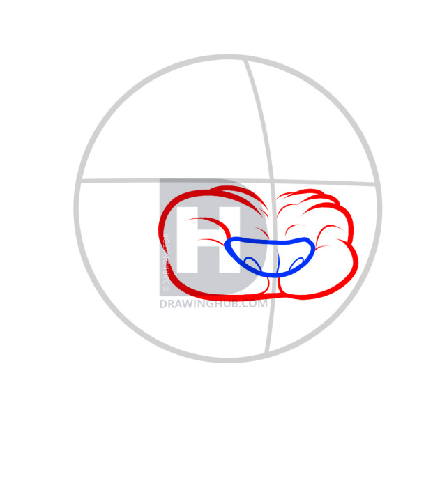 621x720 How To Draw A Lion Roaring, Roaring Lion, Step - Lion Drawing Step By Step