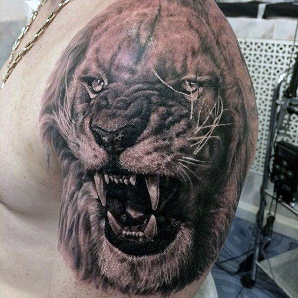 600x600 Best Lion Tattoo Collection - Lion Drawing Tattoo