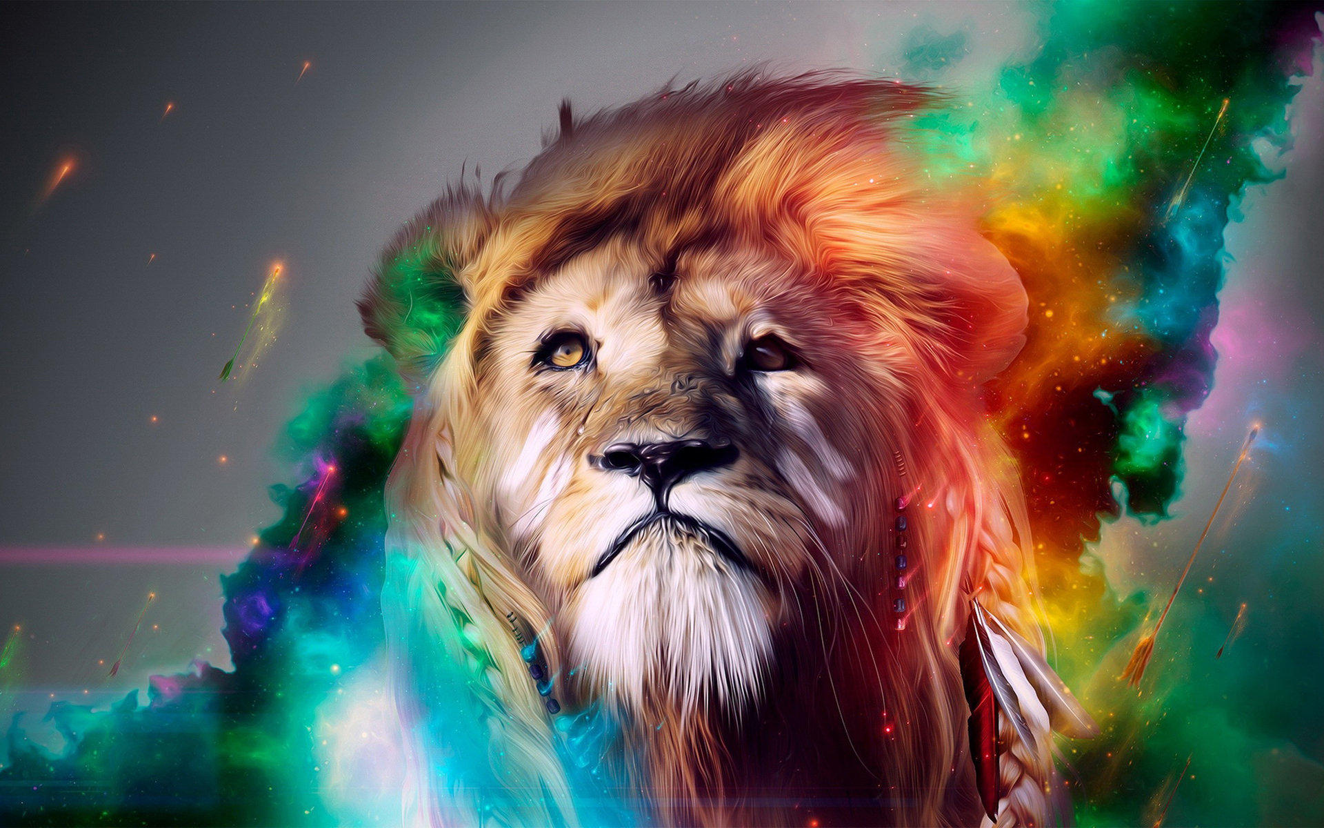 1920x1200 Lion Drawing Hd Wallpaper, Background Images - Lion Drawing Wallpaper