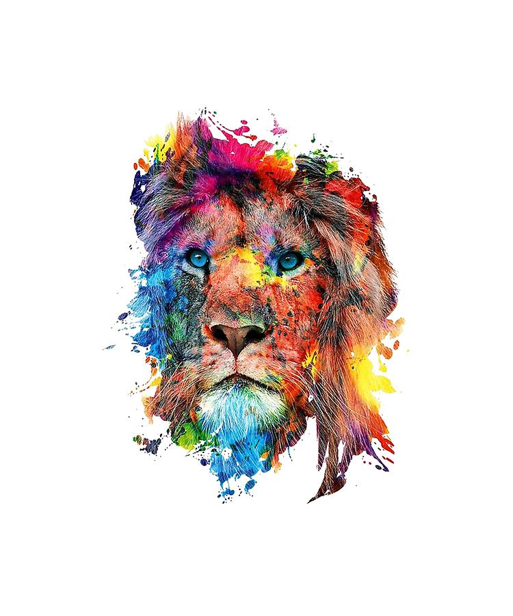750x900 Lion Face Drawing - Lion Face Drawing