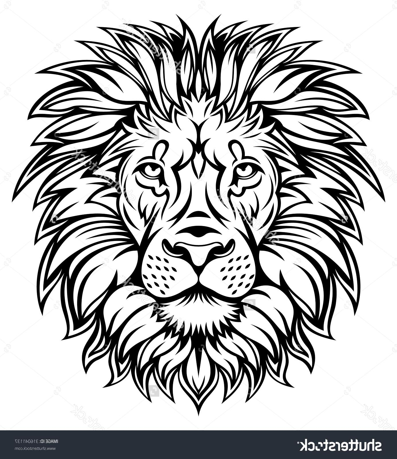 1385x1600 drawing of lion head how to draw lion head tattoo - Lion Face Drawing