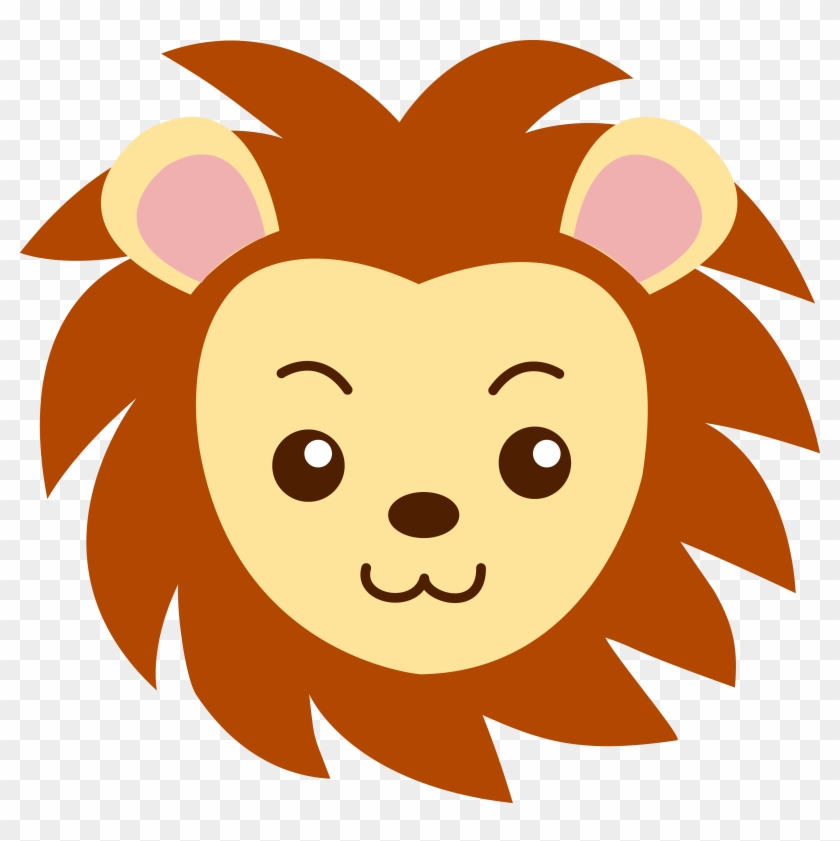 840x841 Face Of A Cute Lion - Lion Face Drawing Images