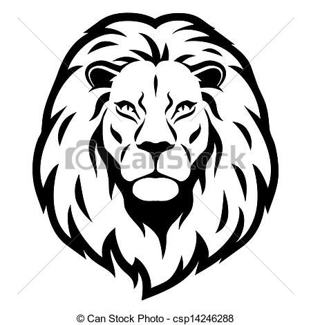 450x470 Lion Face Drawing Clipart - Lion Face Drawing Step By Step