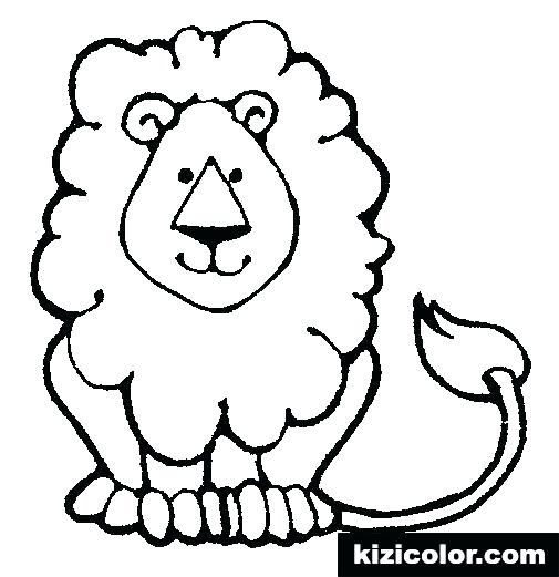 505x521 Lion Drawing Tiger White Black Horse Cartoon Hand Wildlife Baby - Lion Face Outline Drawing