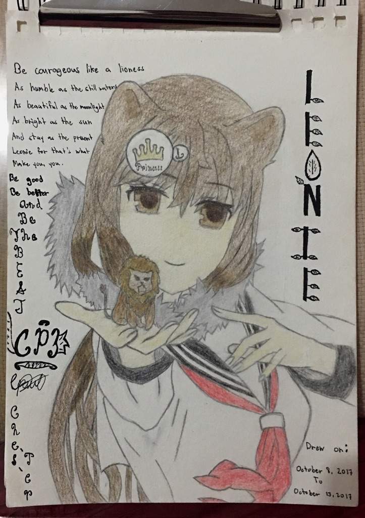723x1024 Lion Anime Girl - Lion Girl Drawing