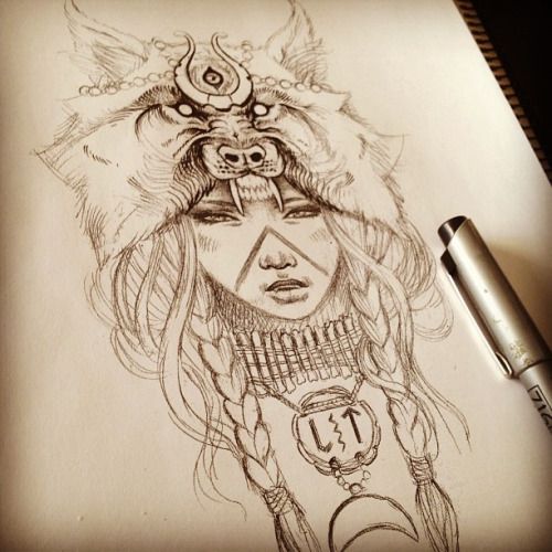500x500 Lion Girl Drawings - Lion Girl Drawing