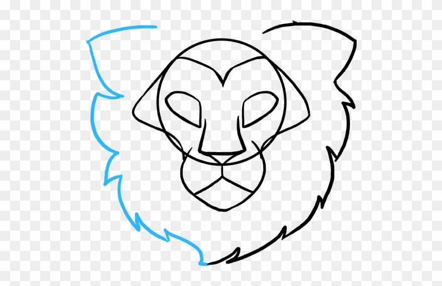 880x570 How To Draw A Really Easy Tutorial - Lion Head Drawing