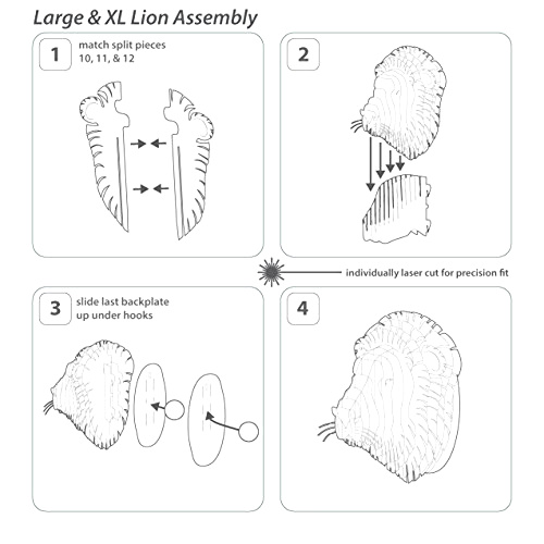 500x500 easy draw lion head how to draw a lion head step - Lion Head Drawing Step By Step
