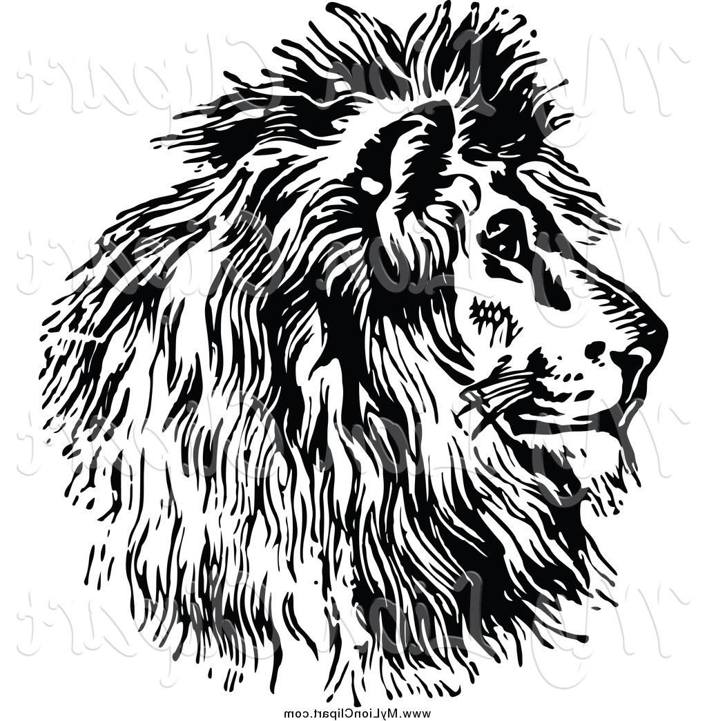 1024x1044 Best Free Majestic Lion Head Clipart Drawing - Lion Head Line Drawing