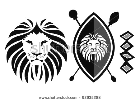450x326 How To Draw A Lion Head Step - Lion Head Outline Drawing