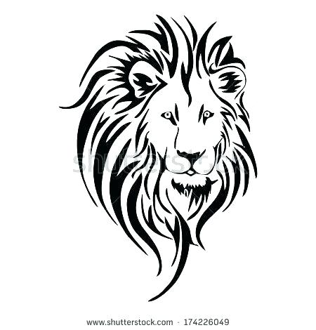 450x470 Lions Head Clip Art Roaring Lion Panda Free Images Outline Drawing - Lion Head Outline Drawing
