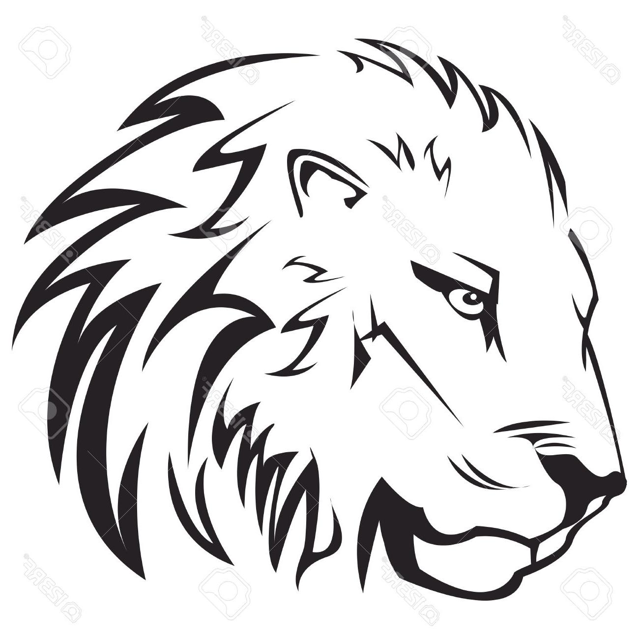 Lion Head Outline Drawing at PaintingValley.com | Explore collection of