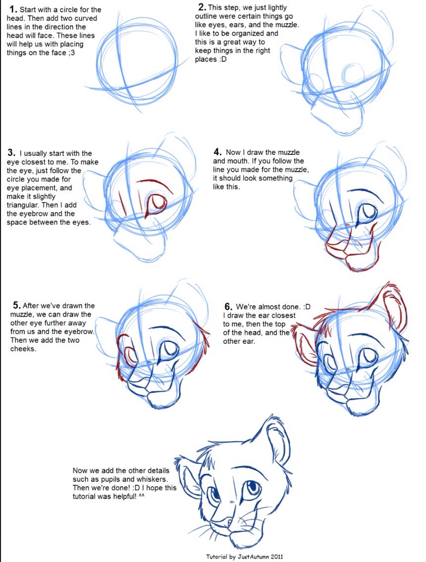860x1136 How To Draw Lion King Lions Google Search Craft Ideas - Lion King Drawing Tutorial
