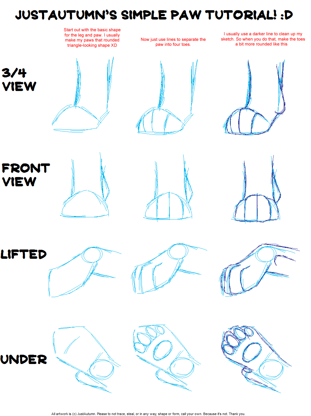 1004x1344 Lion Paw Tutorial - Lion King Drawing Tutorial