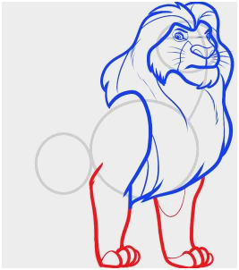 267x302 Simba Tutorial Fabulous How To Draw How To Draw Mufasa From Lion - Lion King Drawing Tutorial