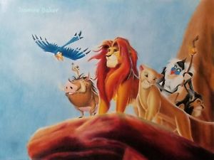 300x225 Disney Lion King Drawing Colored Pencil Ebay - Lion King Drawings