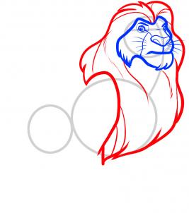 267x302 how to draw how to draw mufasa from lion king - Lion King Lion Drawing