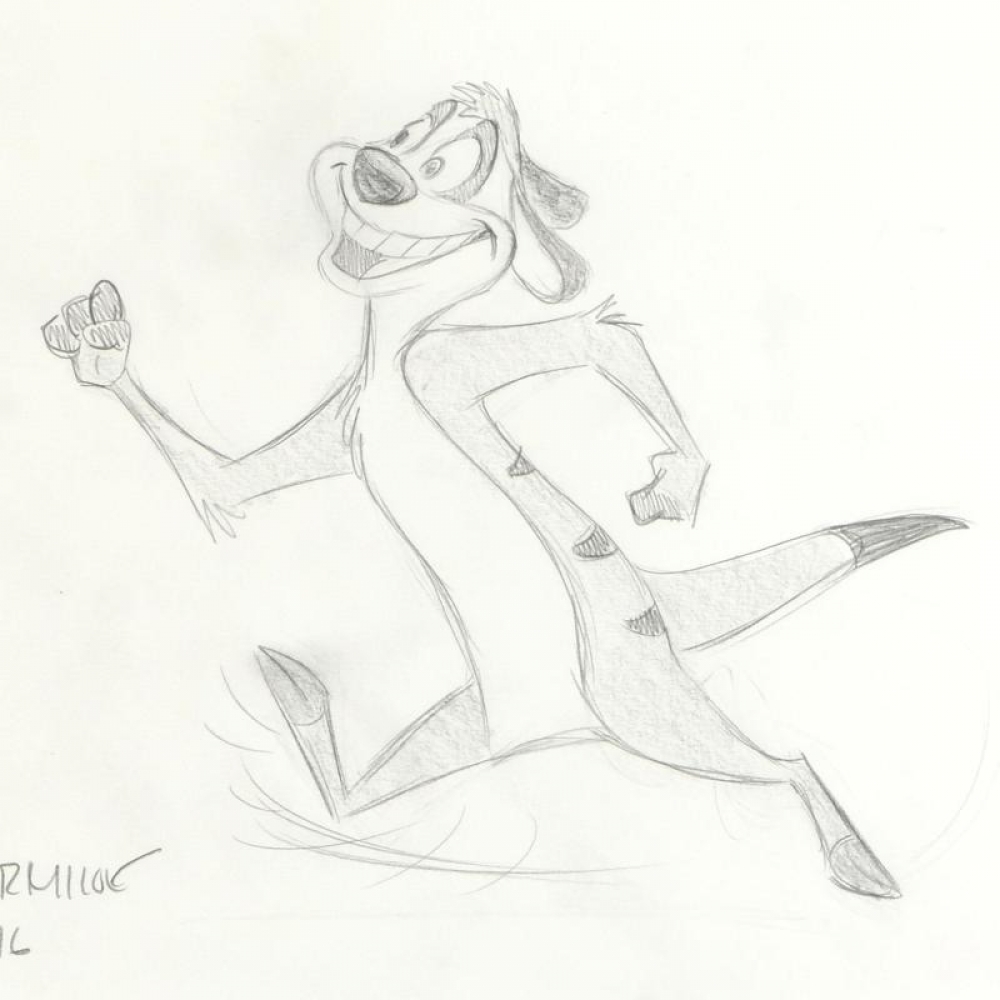 1000x1000 Online Sports Memorabilia Auction Pristine Auction - Lion King Pencil Drawing