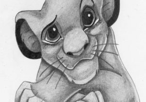 300x210 Best Pencil Drawings Hd Pictures Of Kings Ms Dhoni Drawing Pen - Lion King Pencil Drawing