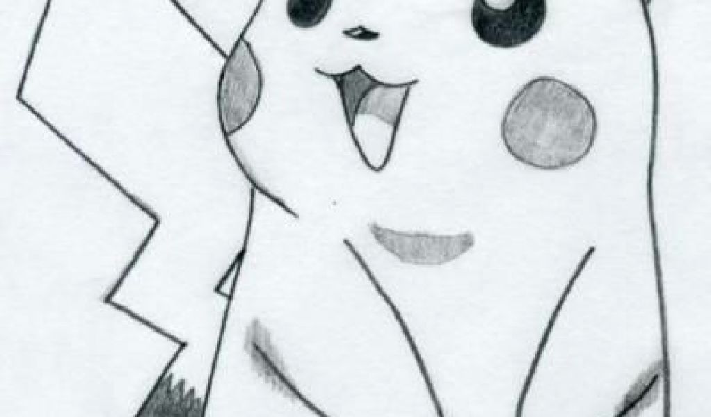 1024x600 Easy Drawings Lion King How To Draw Pikachu Drawing And Such - Lion King Pencil Drawing
