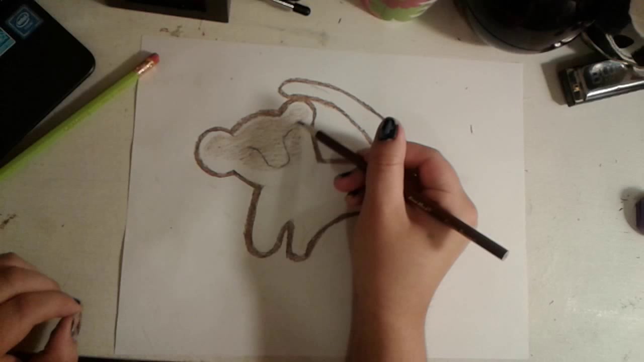 1280x720 The Tree Drawing Of Simba From The Lion King Drawing - Lion King Tree Drawing