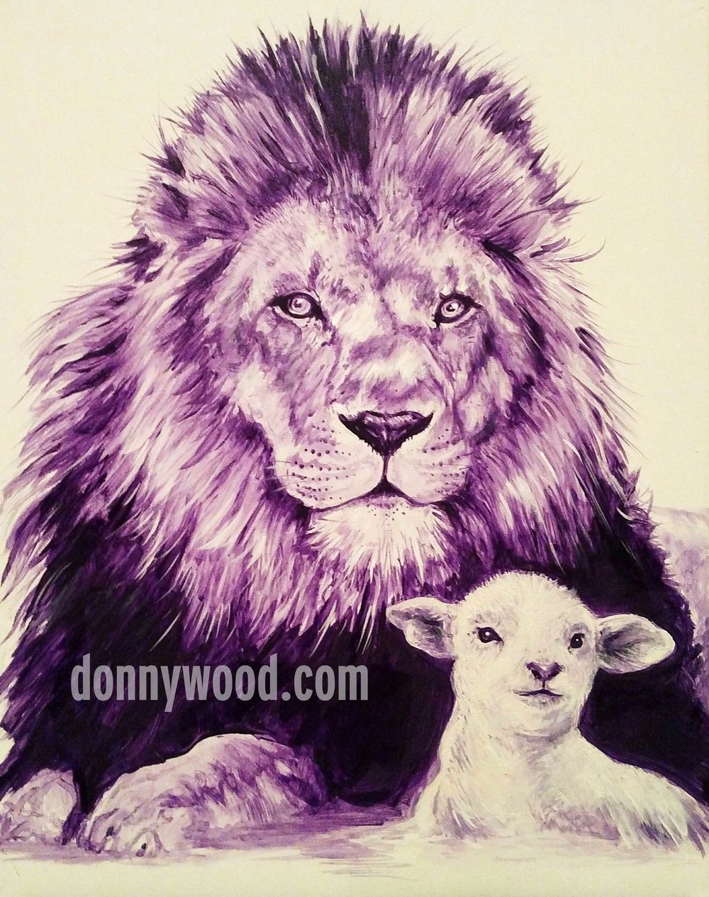 1000x1265 Lion And Lamb - Lion Lamb Drawing