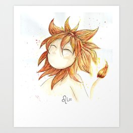264x264 Lion Man Art Prints - Lion Man Drawing