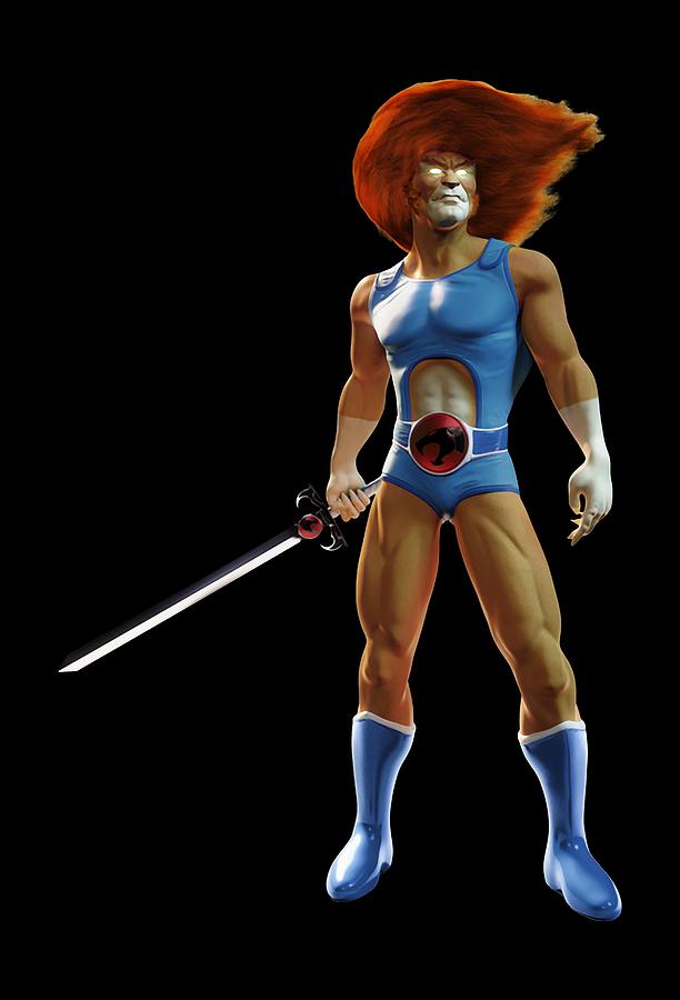 612x900 Lion Man Drawing - Lion Man Drawing