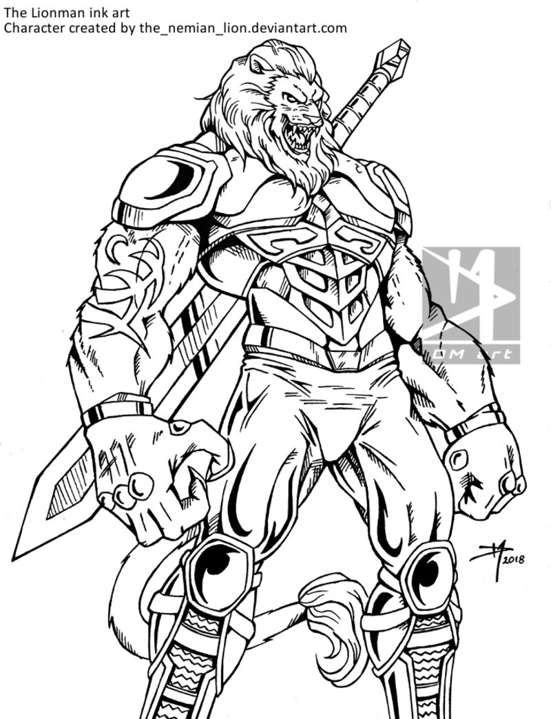 800x1044 Lionman Gallery Superhero Database - Lion Man Drawing