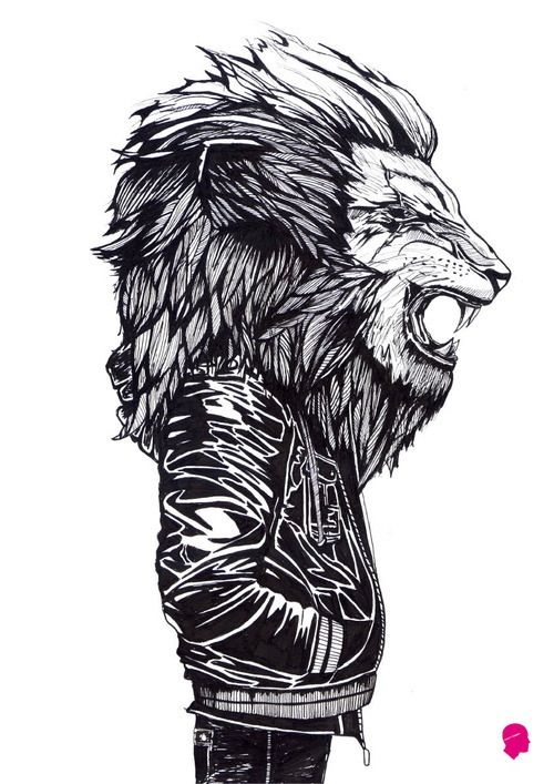500x707 Little Lion Man Jbh Illustration, Art, Drawings - Lion Man Drawing