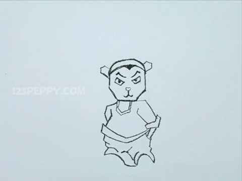 480x360 How To Draw A Lion Man - Lion Man Drawing