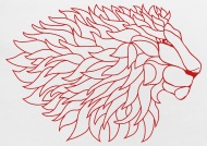 190x134 lion mane baby bib spreadshirt - Lion Mane Drawing