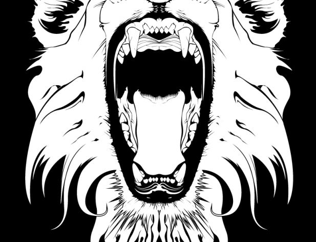 Lion Mouth Open Drawing at PaintingValley.com | Explore collection of