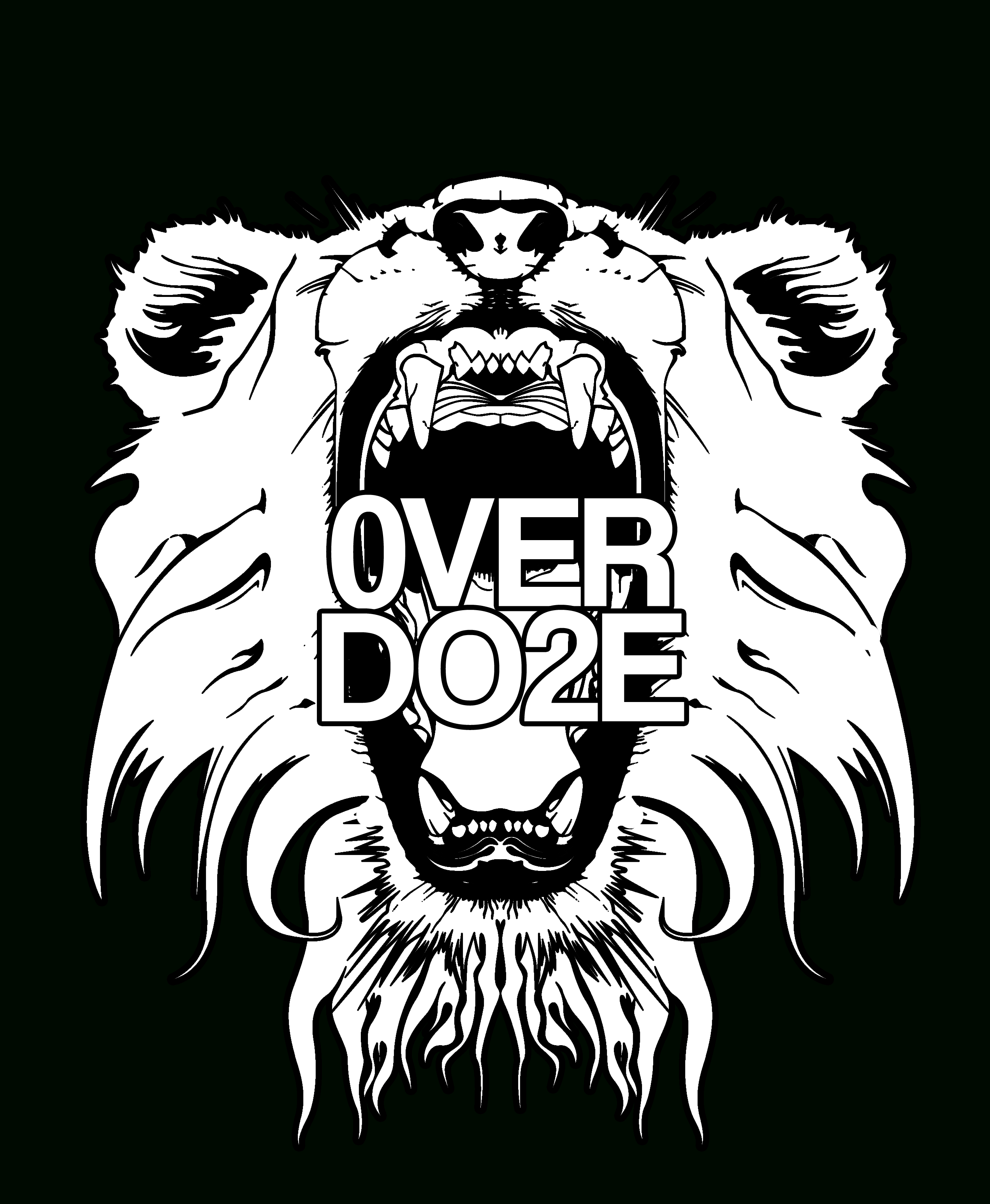 2543x3094 Panther Drawing Mouth For Free Download - Lion Mouth Open Drawing