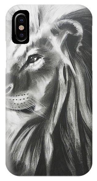 316x592 Lion Profile Iphone X Case For Sale - Lion Profile Drawing