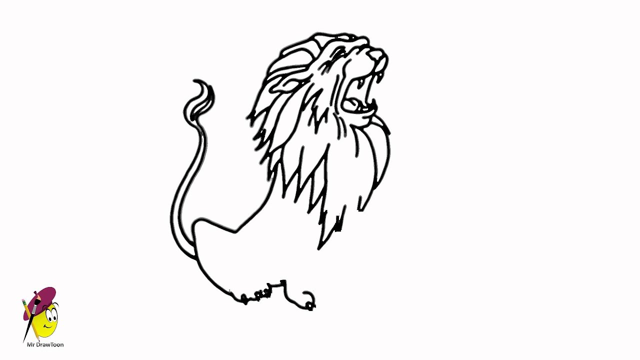 1280x720 huge collection of 'lion roar drawing' download more than - Lion Roaring Drawing
