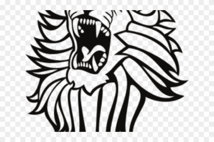840x560 Roaring Lion Clipart - Lion Roaring Drawing