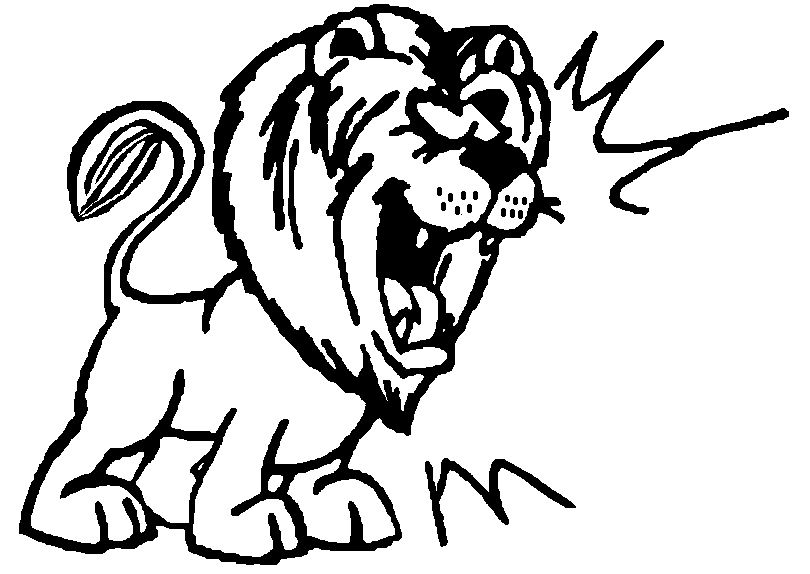 810x574 Roaring Lion Clipart Roaring Lion Drawing - Lion Roaring Drawing