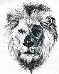 201x250 Image Result For How To Draw A Lion Skull Tattooes Drawings - Lion Skull Drawing
