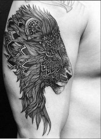 330x451 the king best lion tattoos for men improb - Lion Tattoo Drawing