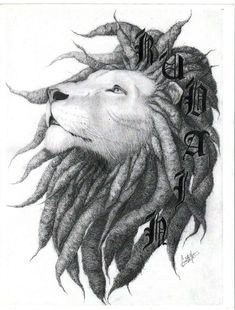 235x310 Tattoos Of Lions With Dreads - Lion With Dreads Drawing