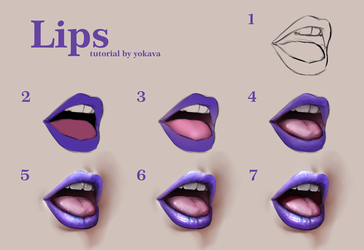 364x250 Tutorial Body Mouth - Lip Drawing Tutorial