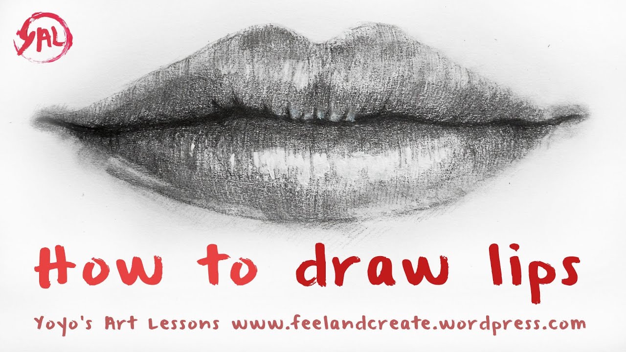 1280x720 How To Draw Mouth And Lips - Lip Drawing Tutorial