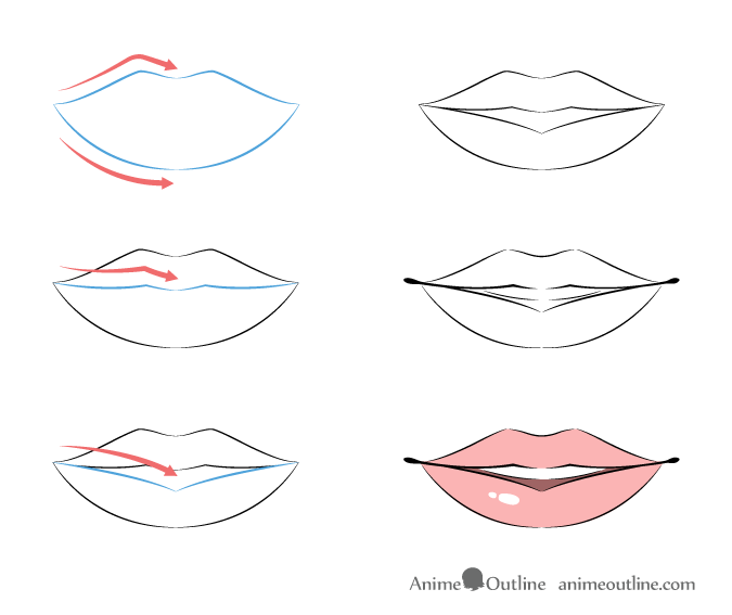 Lip Drawing Tutorial at Explore collection of Lip