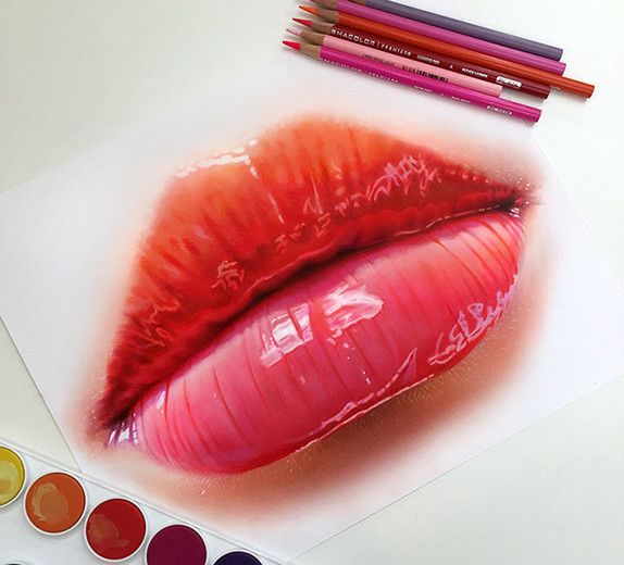 Lipgloss Drawing at PaintingValley.com | Explore collection of Lipgloss ...