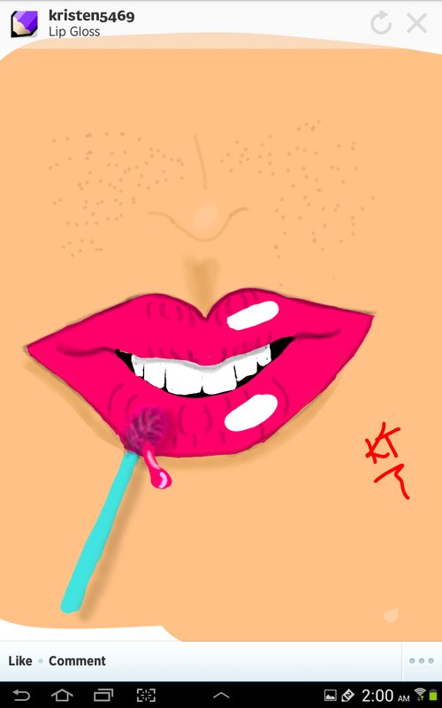 500x800 Lipgloss Drawings - Lipgloss Drawing