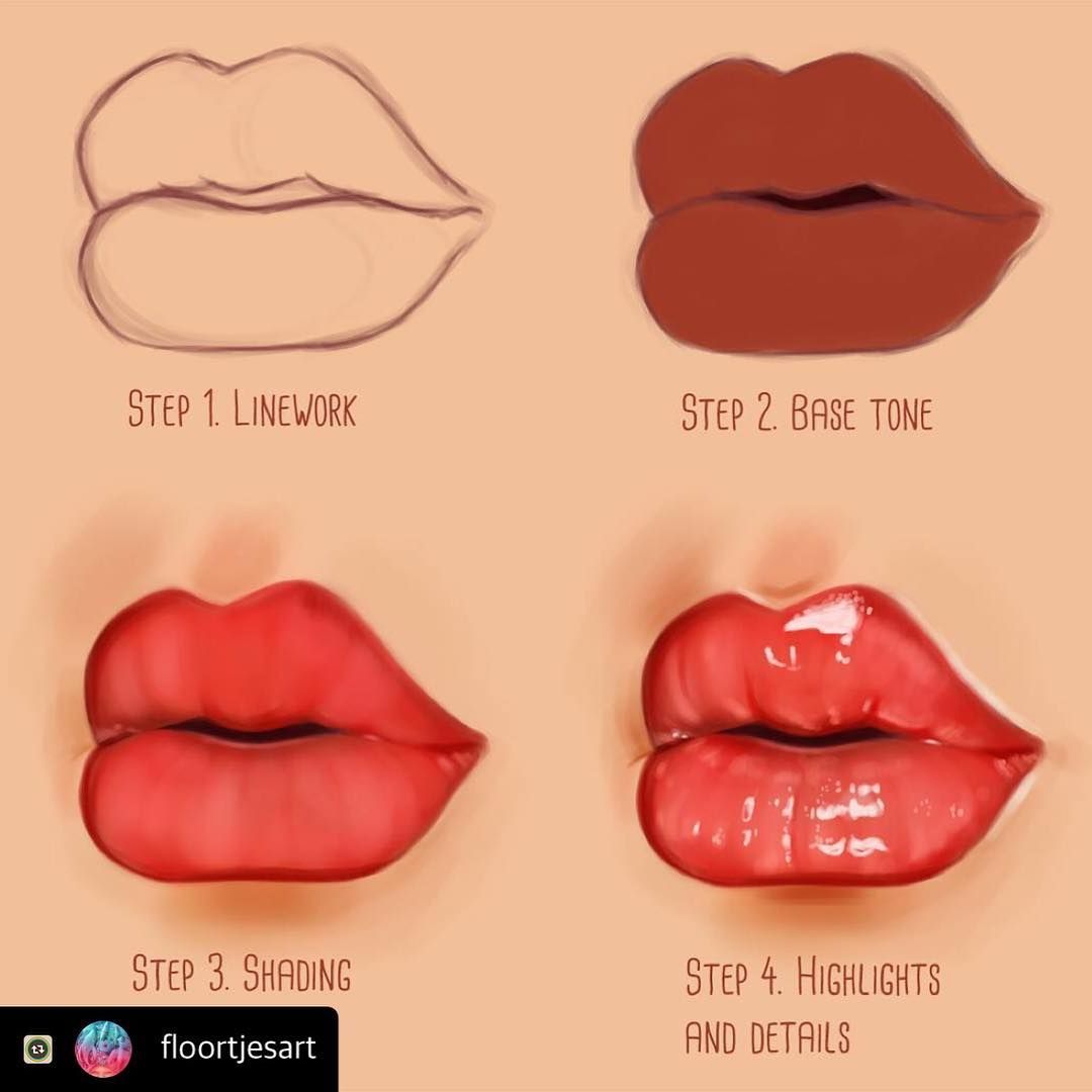 1080x1080 Repost With What's Your Favorite Color - Lipgloss Drawing