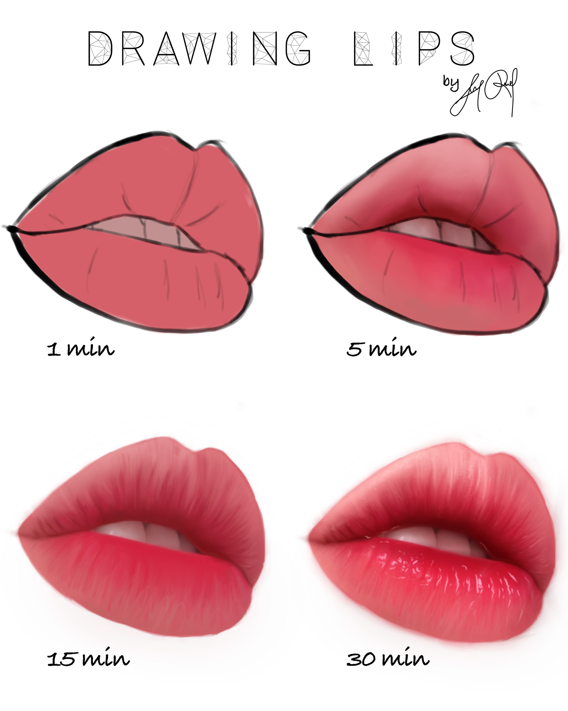 Lips Drawing at PaintingValley.com | Explore collection of Lips Drawing