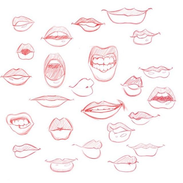 How To Draw Big Lips Cartoon Howto Techno